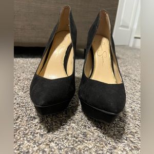 Jessica Simpson Black Heels Size 8